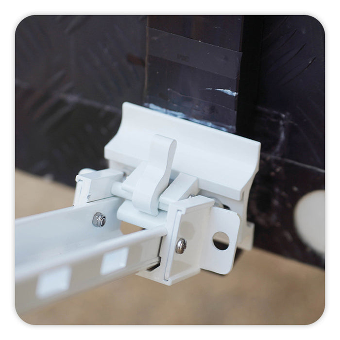 Secure the RV awning arm firmly to your RV for safe and stable use. Simply unlock the fixed latch to easily switch between the two modes.