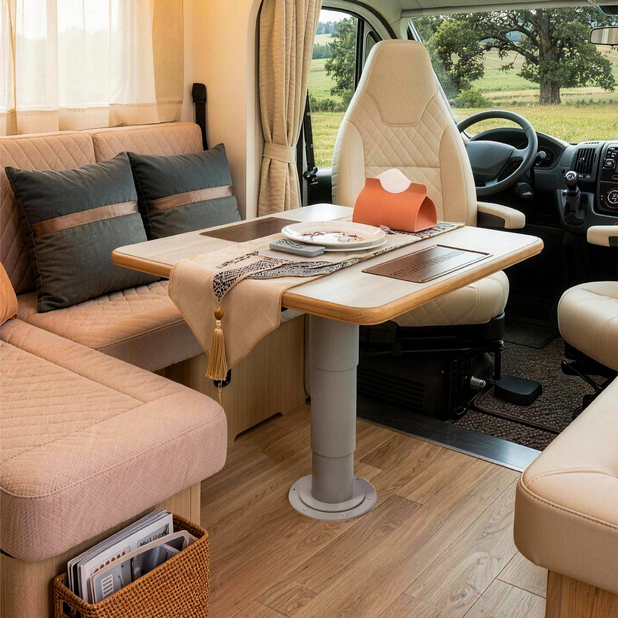AWNLUX RV Lift Table Pedestal