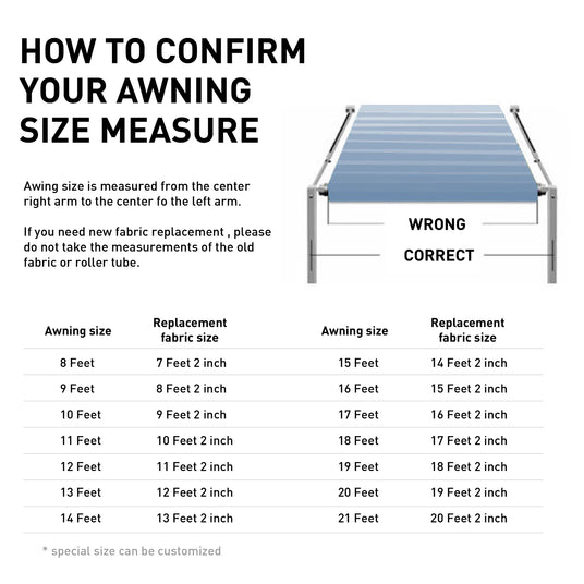 Awnlux power RV awning rv awning size chart Awnlux RV awning are able to be suitable and applied with other major awning brands, it's compatible with Solera, Dometic and Carefree awnings.