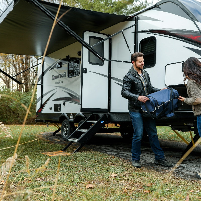 16oz Heavy-Duty Weatherproof Vinyl Camper Awning Replacement Universal Outdoor Canopy for RV, Motorhome, and Trailers, camper.