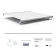 Awnlux PRO MAX slide topper awning kit with anti-billowing device full components