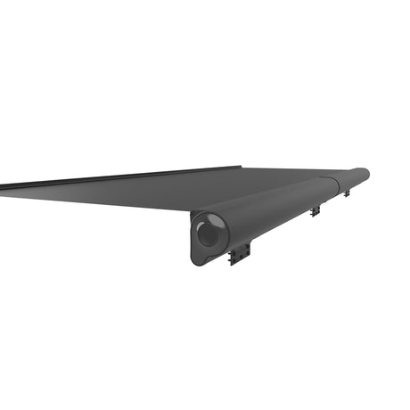 Awnlux Black Modular Metal Full Cover Slide Topper Awning - AWNLUX