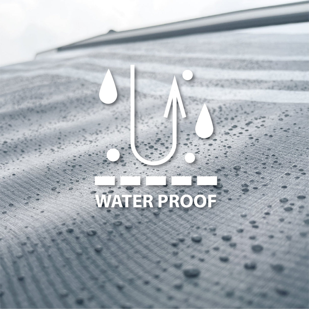 Used AWNLUX RV Patio Manual Awning - Black Frame - AWNLUX rv awning fabric awning fabric is made of super strong and durable 1000D PVC Tarpaulin material.