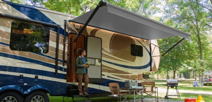 How to Choose an RV Awning for a 30–45 ft Class A Motorhome: Size, Style & Heavy-Duty Options - AWNLUX