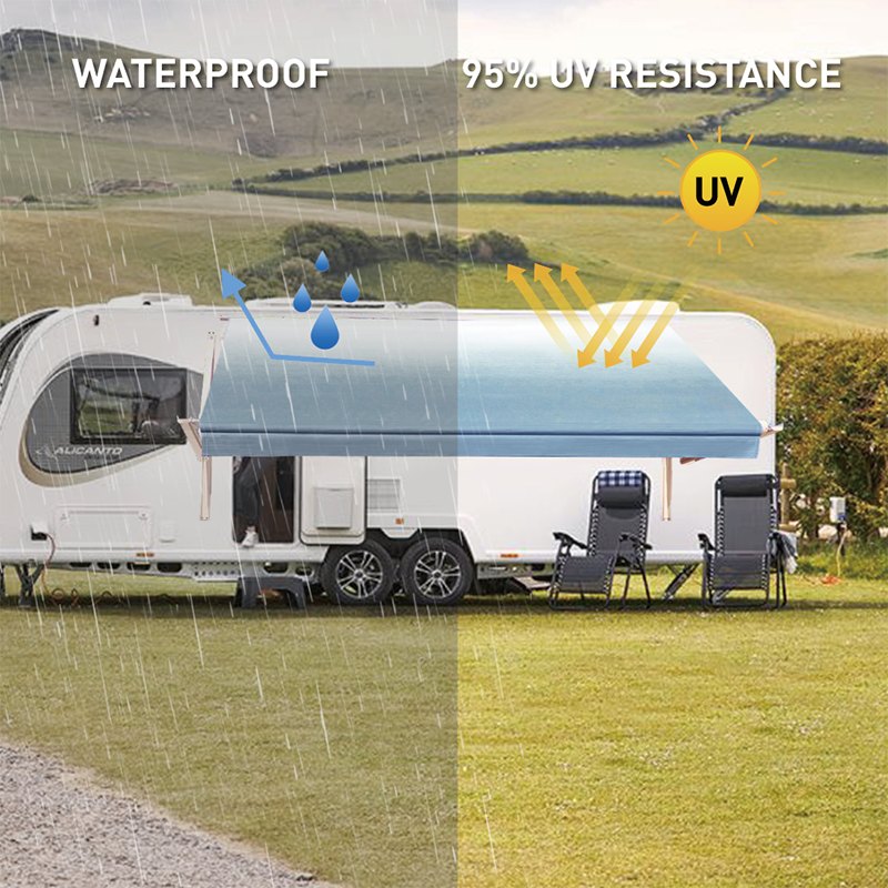 Awnlux RV awning are able to be suitable and applied with other major awning brands, it's compatible with Solera, Dometic and Carefree awnings.