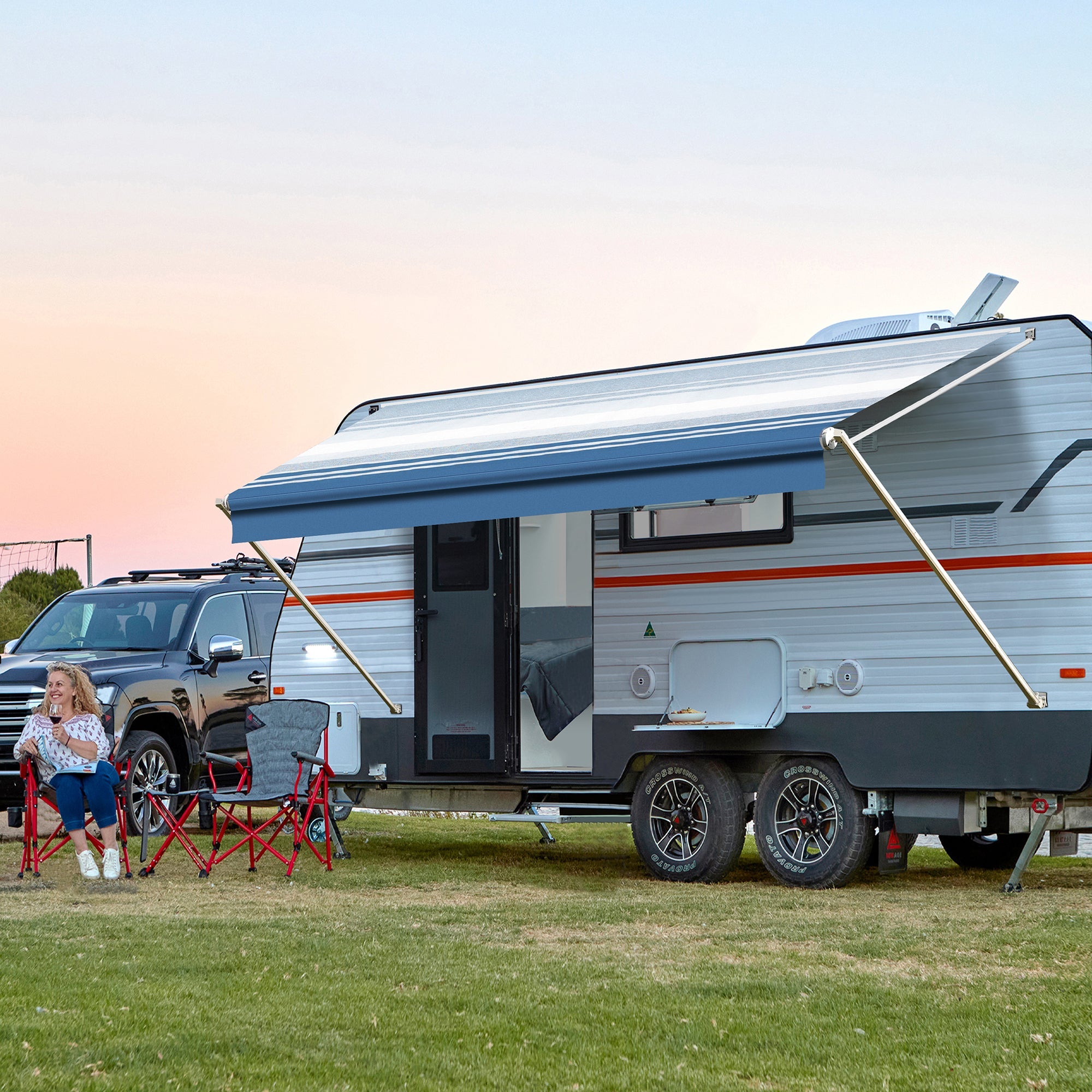 Pop up camper retractable awning best sale