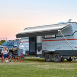 Manual RV Awning Complete Kit Retractable Camper Awning for RV or Trailers RV Roll Out Awning RV Trailer Awning for Camper or 5th Wheel,Toy Haulers,Motohome AWNLUX RV Patio Manual Awning - White Frame - AWNLUX