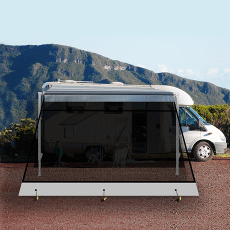 Awnlux RV RV Awning Privacy Screen - Front Wall - AWNLUX