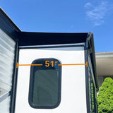 AWNLUX RV Slide Out Awning - AWNLUX AWNLUX rv slide topper kit rv awning can replace Solera, Dometic, Lippert, camping world brands slide out awning. The extend size for our slide topper awning is 51".