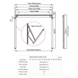 Used AWNLUX Electric RV Patio Awning - Black Frame - AWNLUX