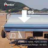 AWNLUX RV Awning Fabric - Blue Strip - AWNLUX