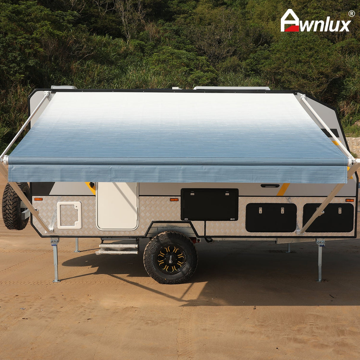 AWNLUX RV Awning Fabric - Ocean Blue - AWNLUX